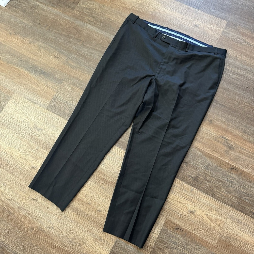 Peter Millar Men's Black Dark Gray Trouser Pants Suit Pants Dress‎ Formal